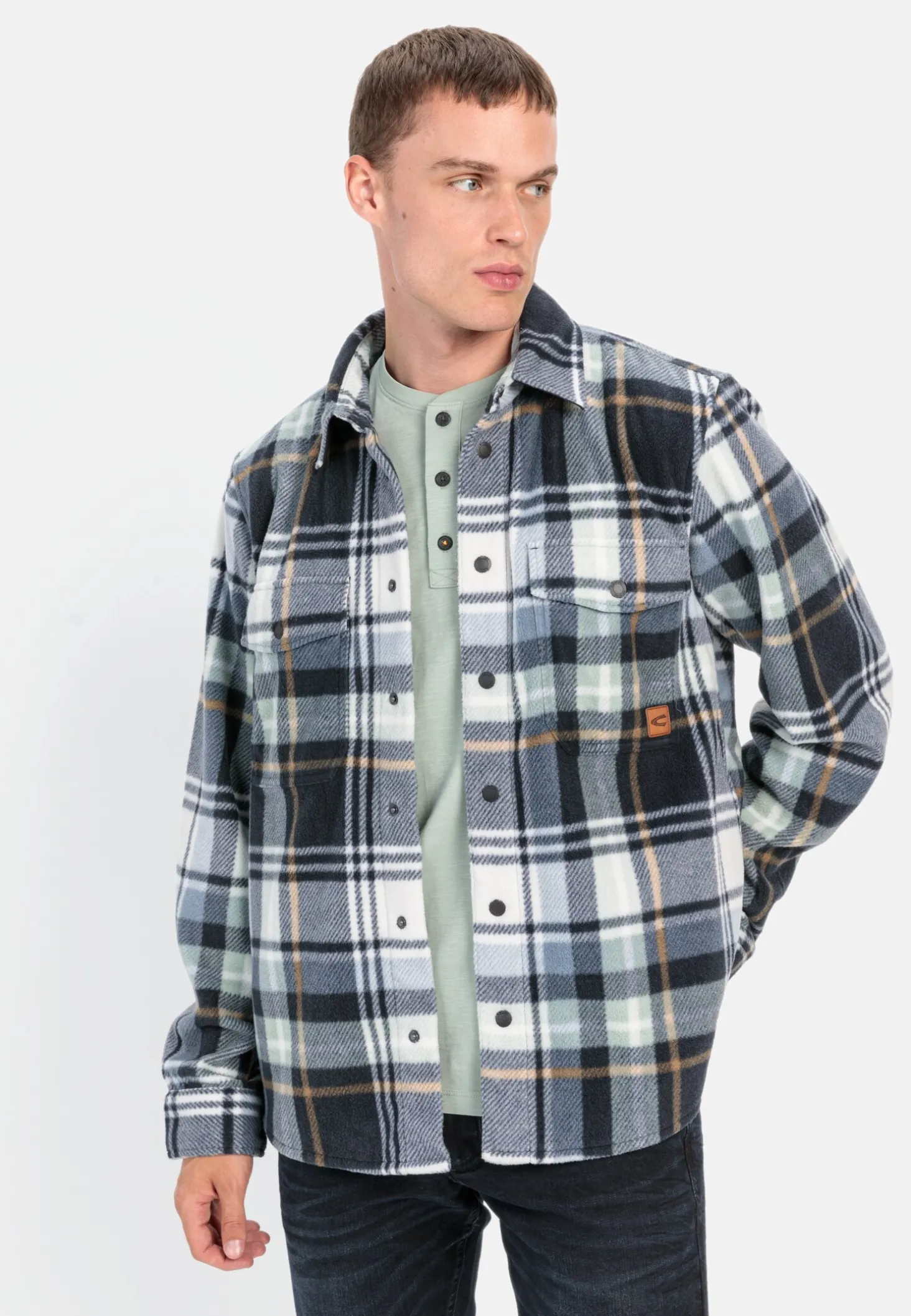 Overshirt im Karomuster