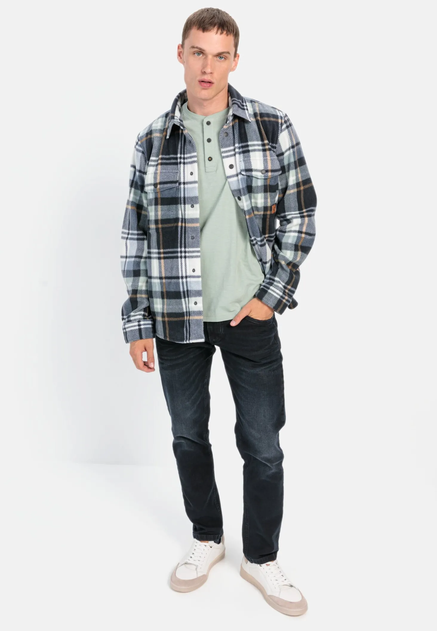 Overshirt im Karomuster