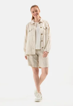 Overshirt im sommerlichen Leinenmix