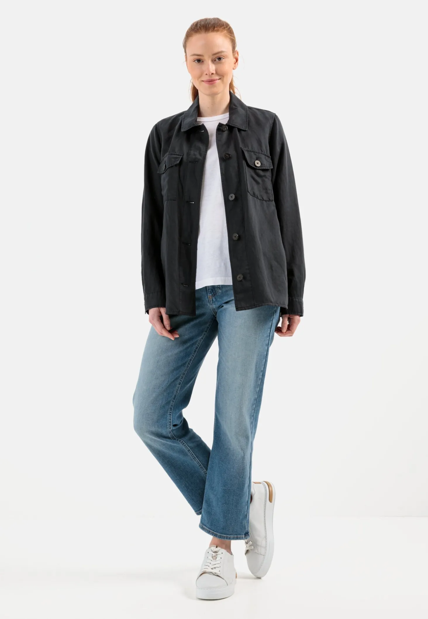 Overshirt im sommerlichen Leinenmix