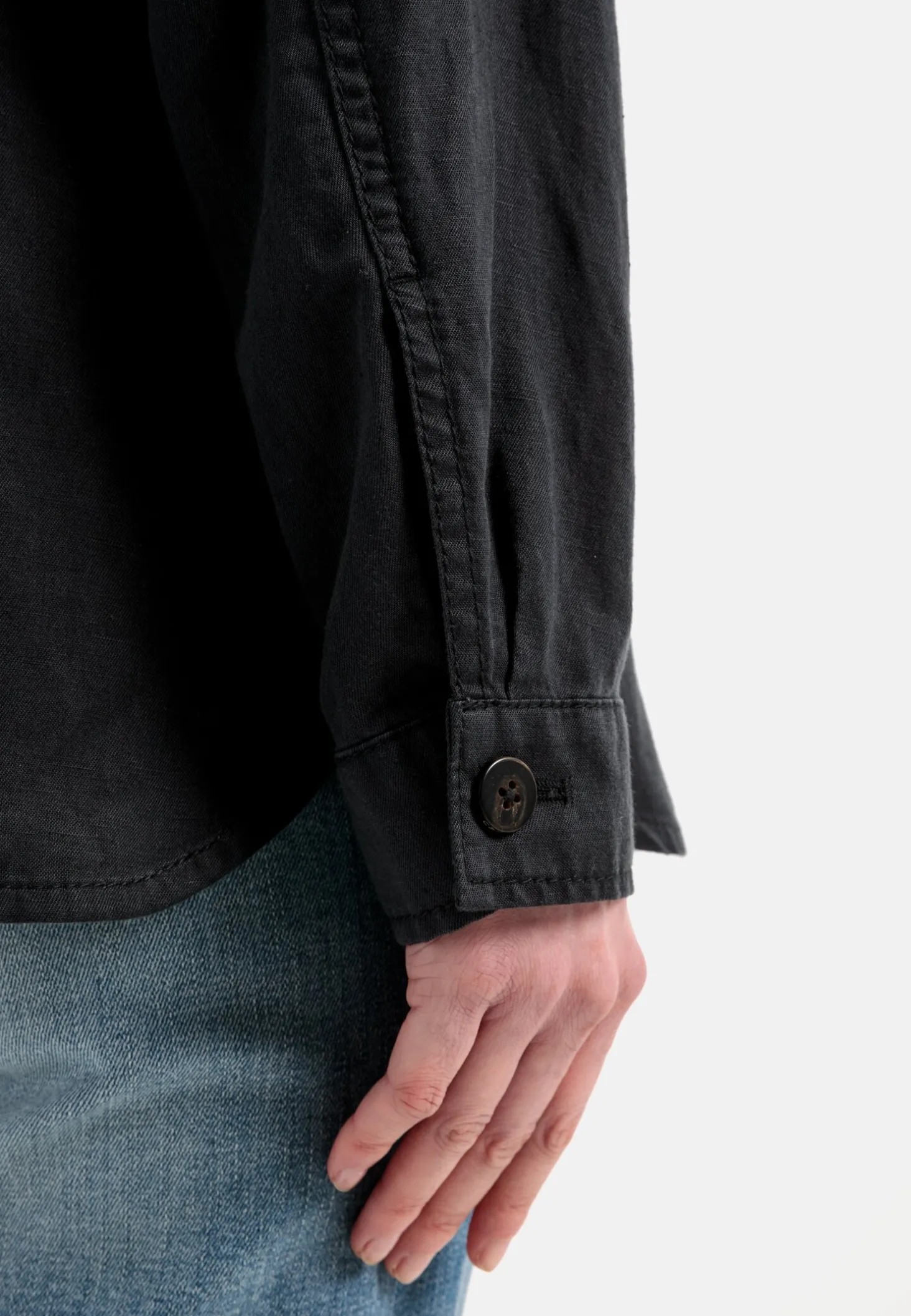 Overshirt im sommerlichen Leinenmix
