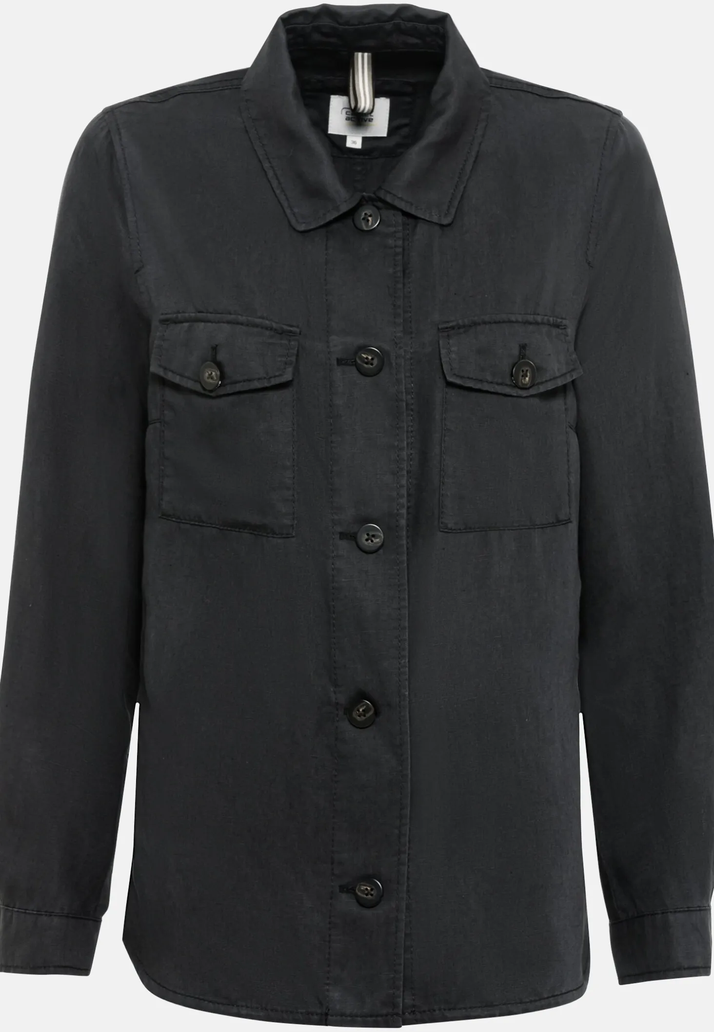 Overshirt im sommerlichen Leinenmix