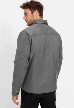 Overshirt mit Druckknöpfen