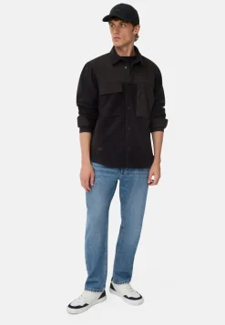 Overshirt mit Hemdkragen