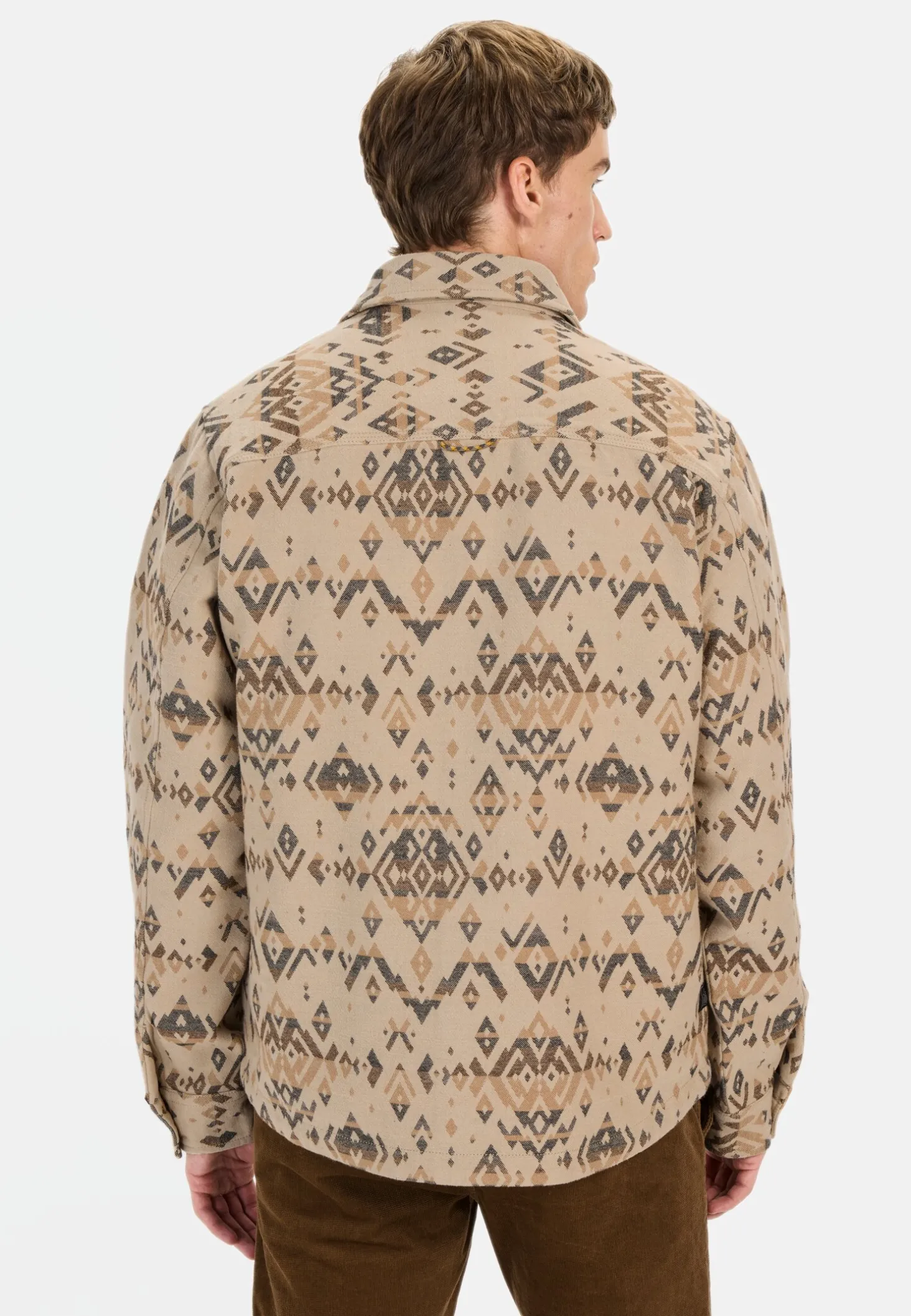 Overshirt mit Jacquard-Muster