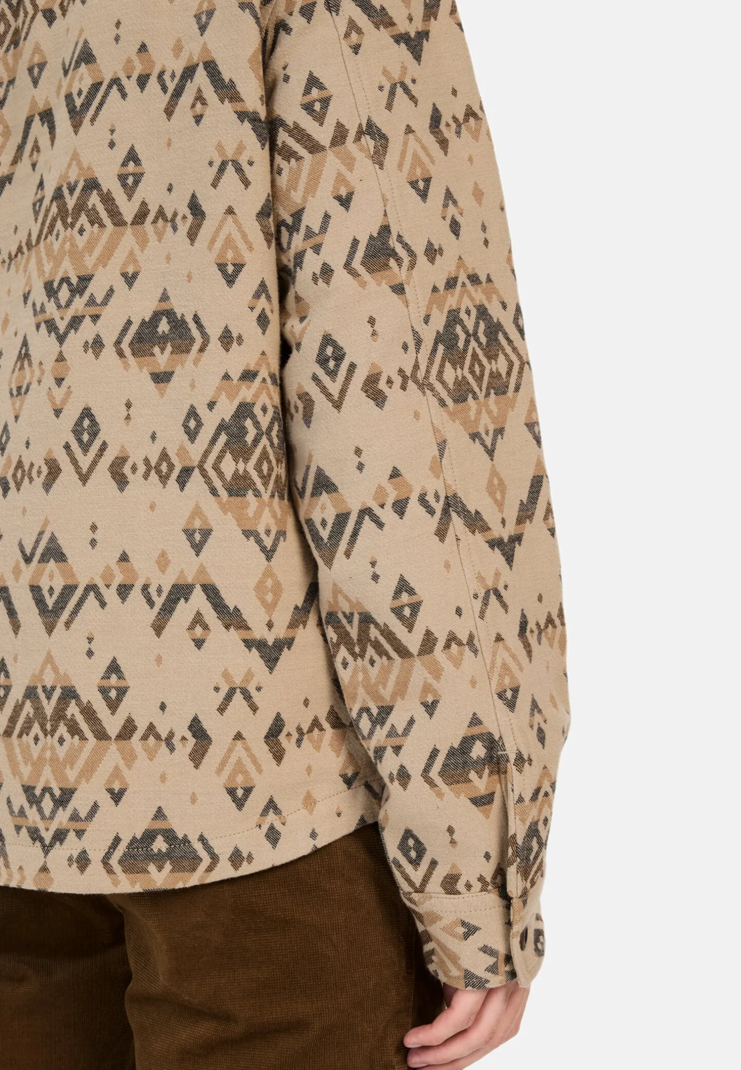 Overshirt mit Jacquard-Muster