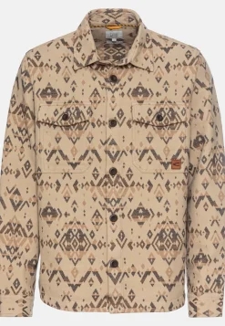 Overshirt mit Jacquard-Muster