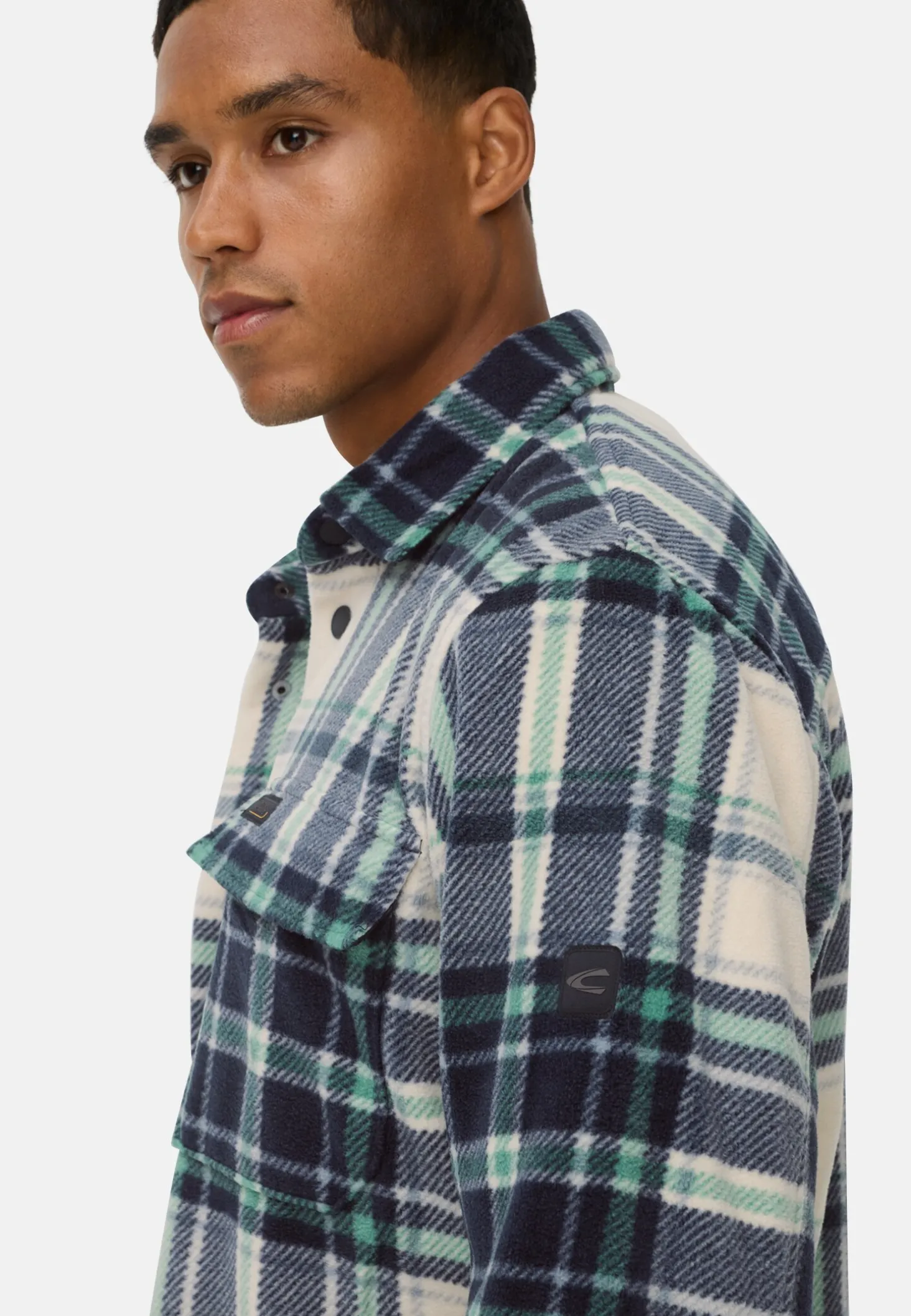 Overshirt mit Seitentaschen
