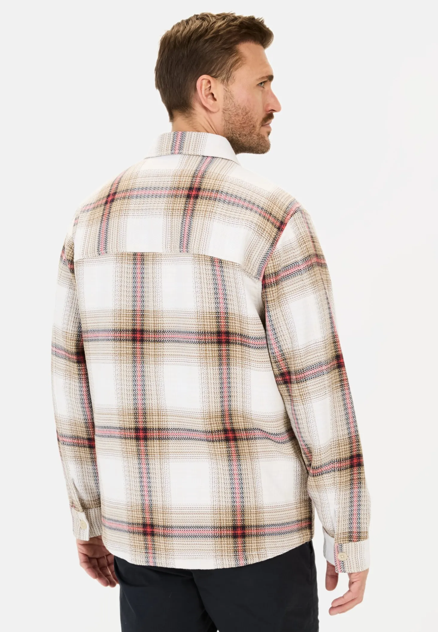 Overshirt mit seitlichen Eingrifftaschen