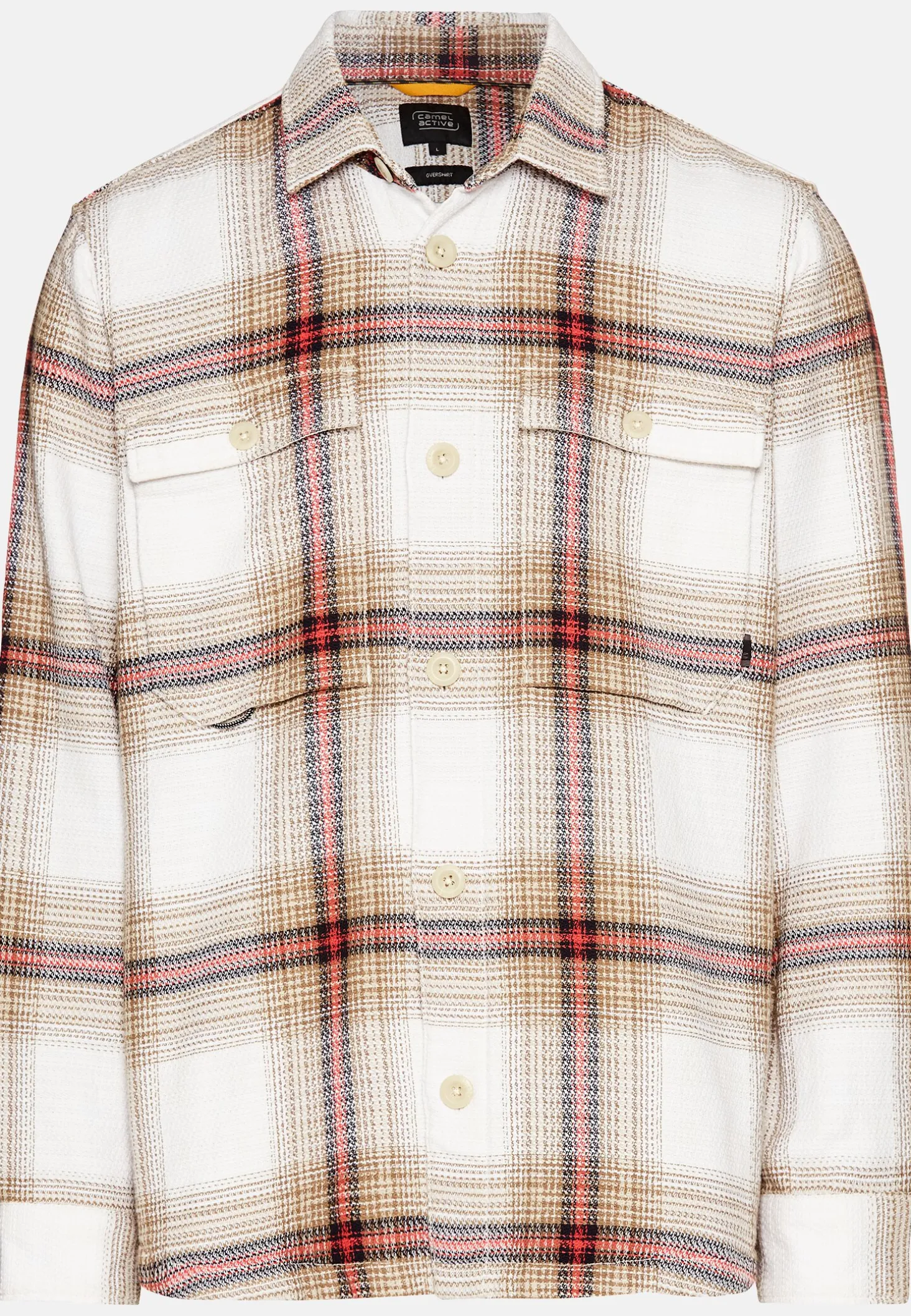 Overshirt mit seitlichen Eingrifftaschen