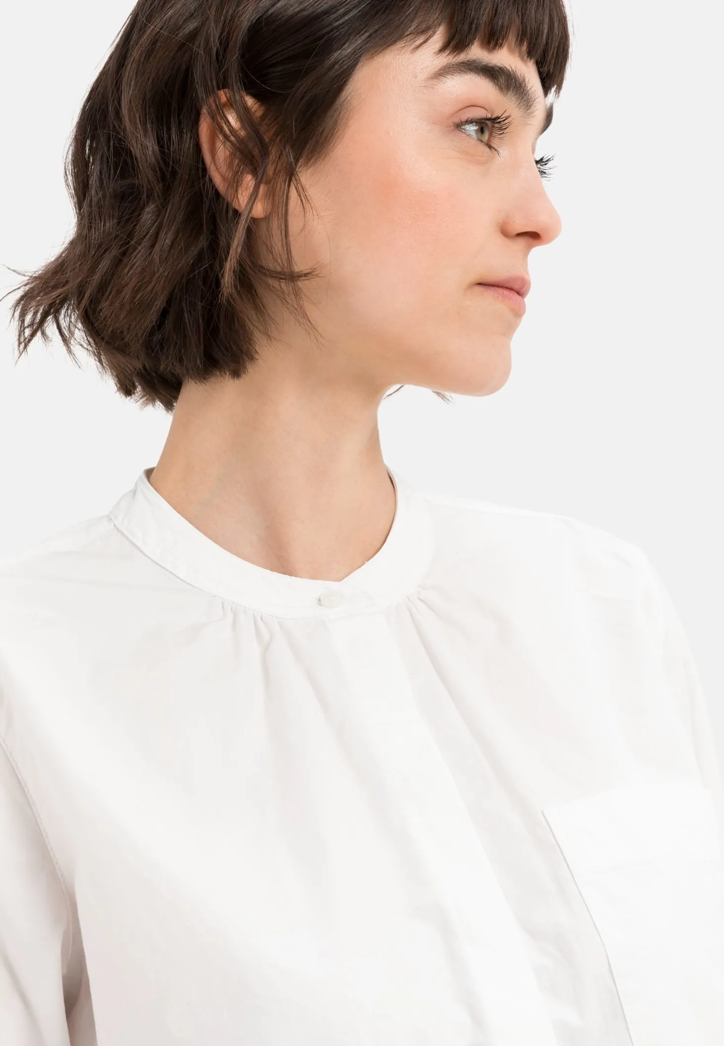 Oversized Bluse aus Organic Cotton