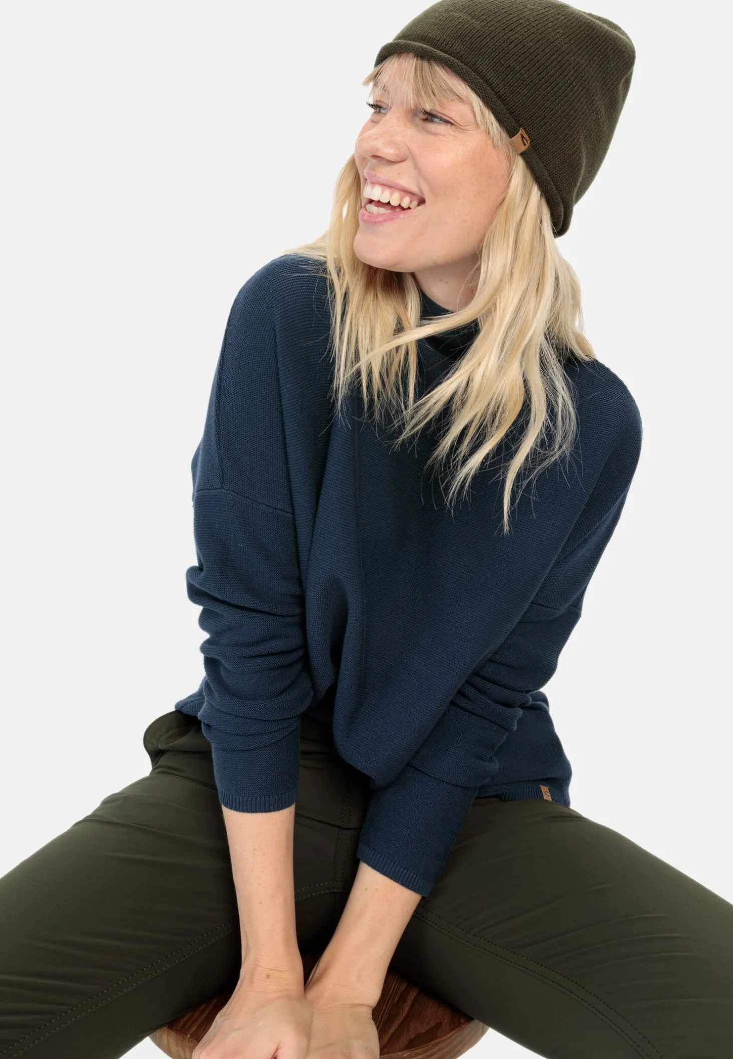 Oversized Pullover mit Rundhalsausschnitt