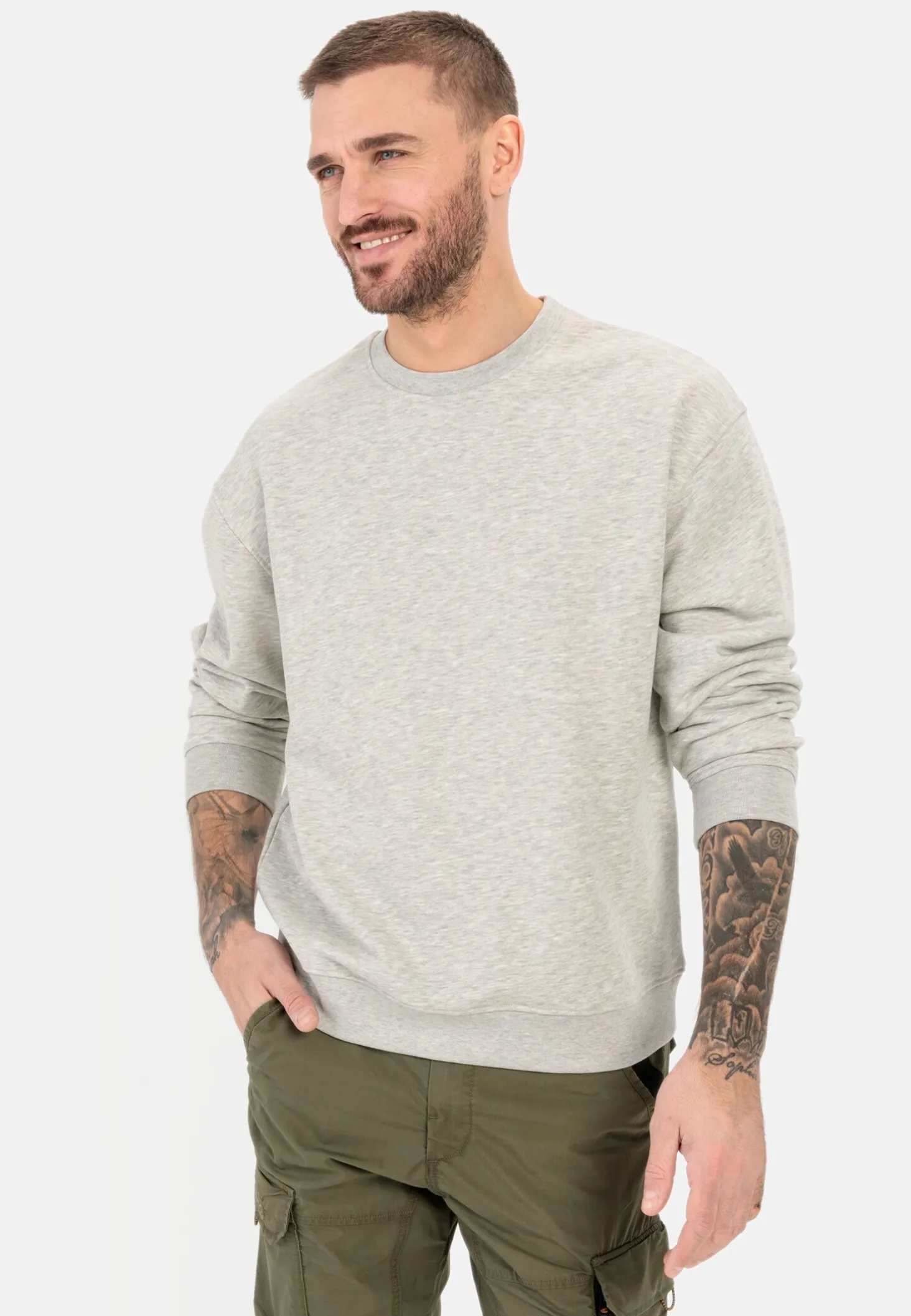 Oversized Sweatshirt aus einem Baumwollmix