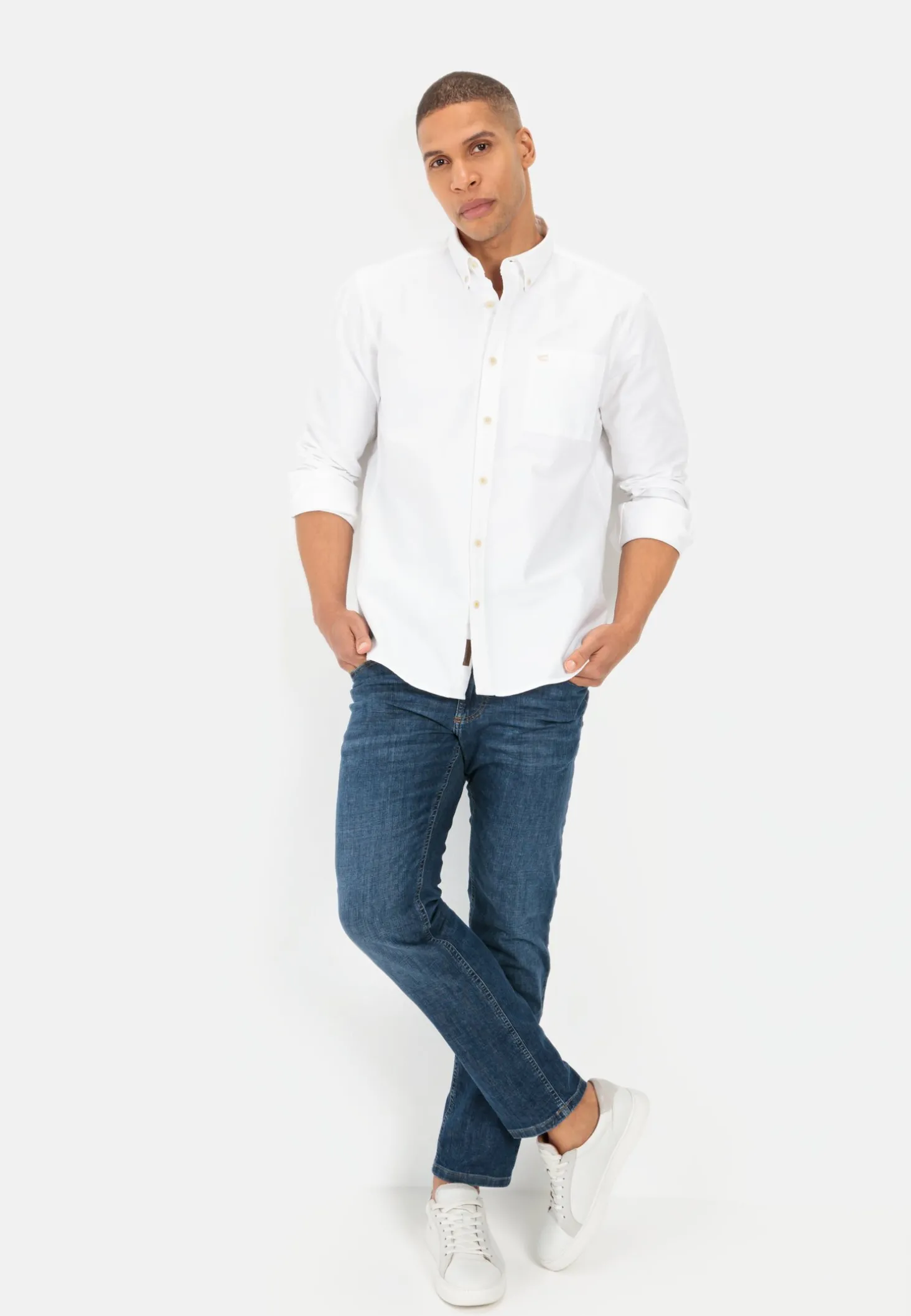 Oxford Langarmhemd aus nachhaltigem Organic Cotton