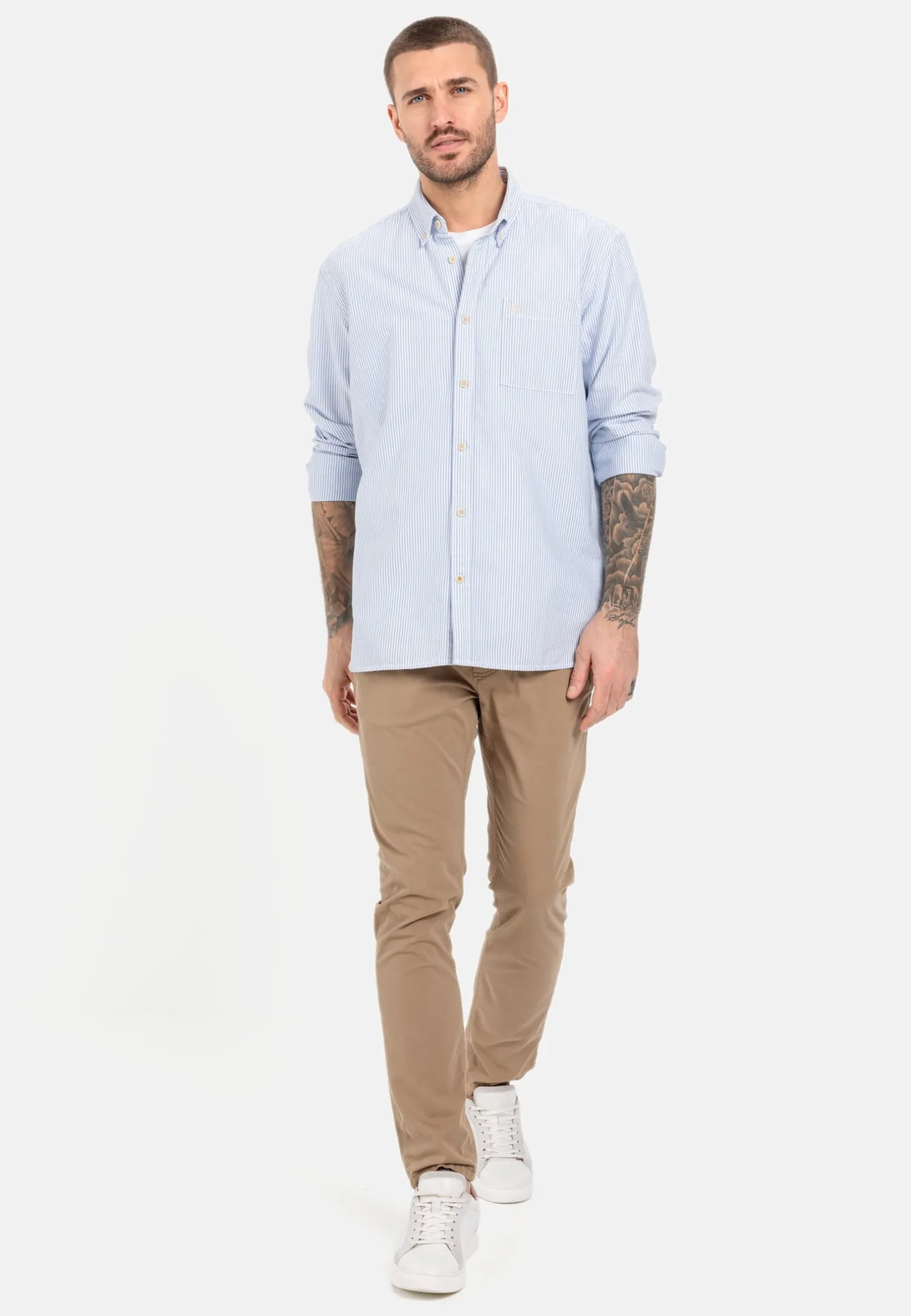 Oxford Streifenhemd aus nachhaltigem Organic Cotton