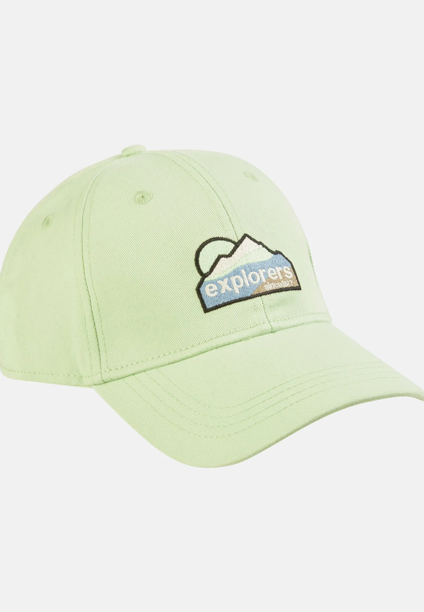 6-Panel Cap aus einem Baumwoll-Twill