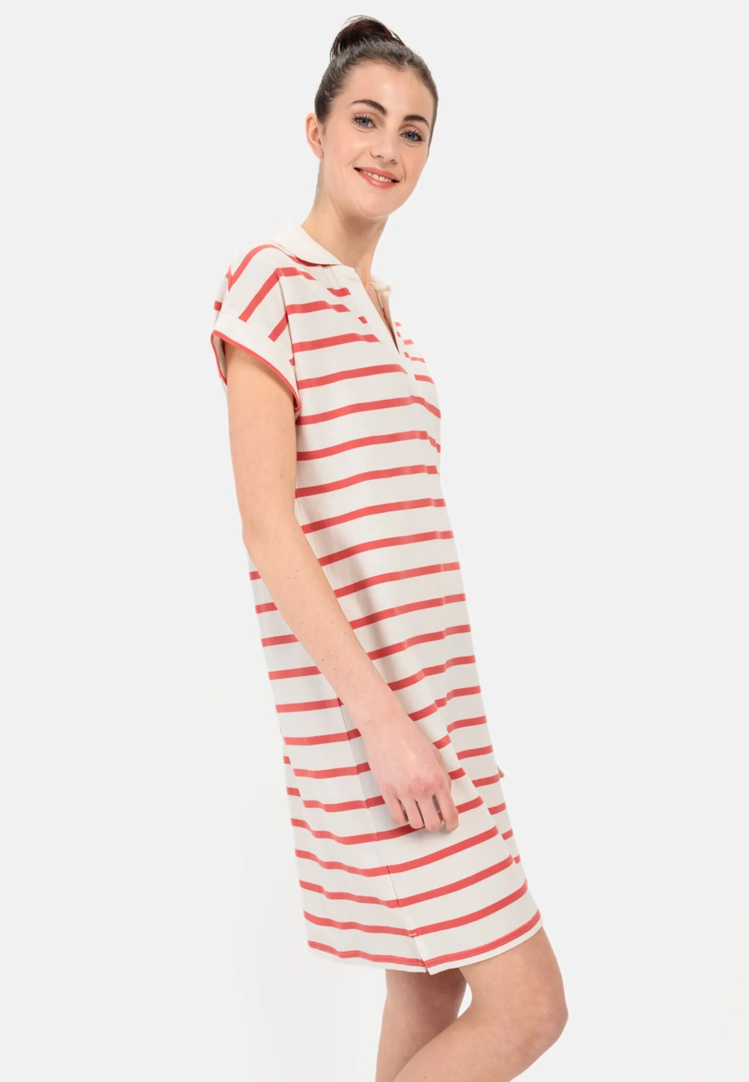 Piqué Polokleid aus zertifiziertem Organic Cotton