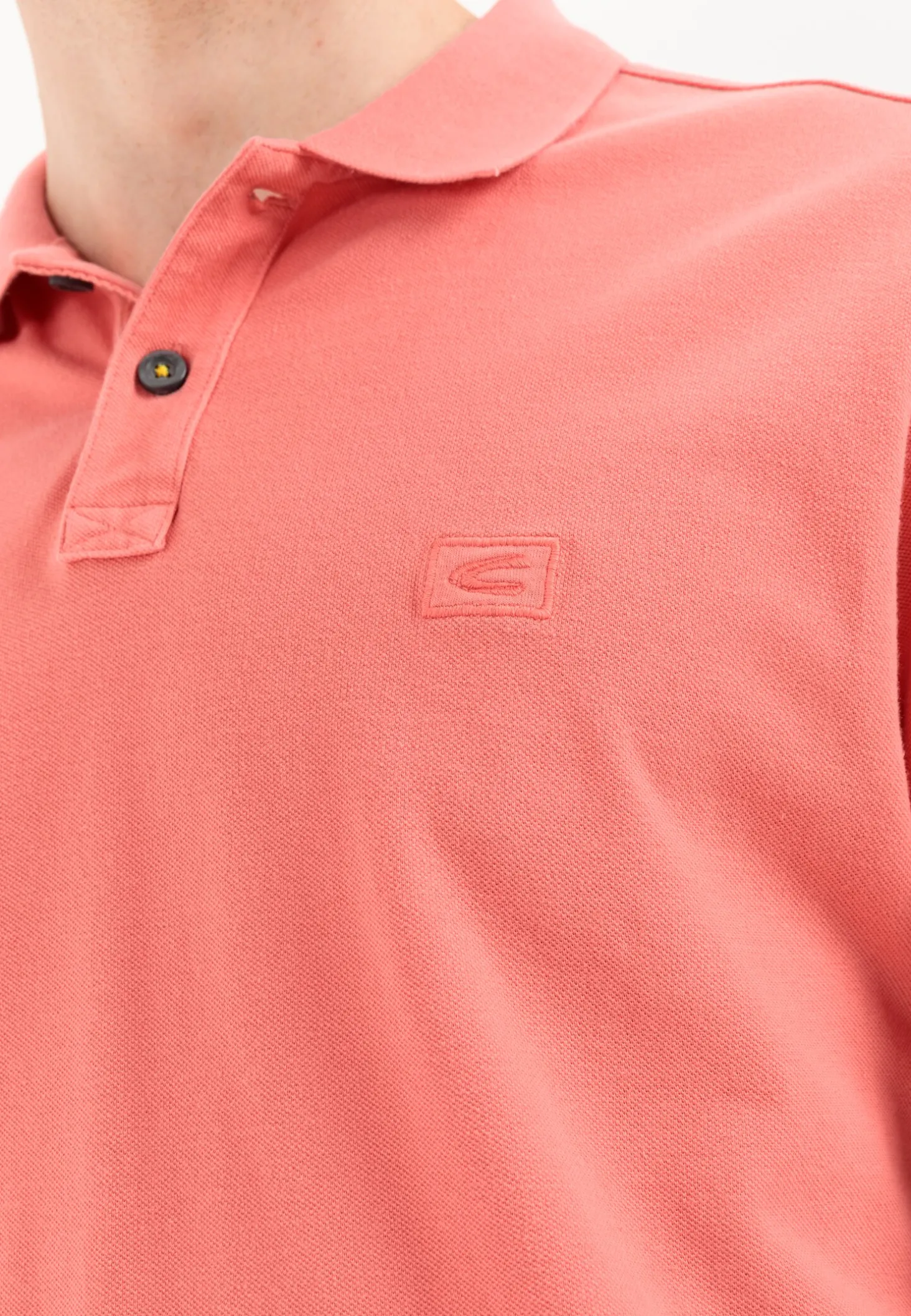 Piqué Poloshirt aus reiner Baumwolle