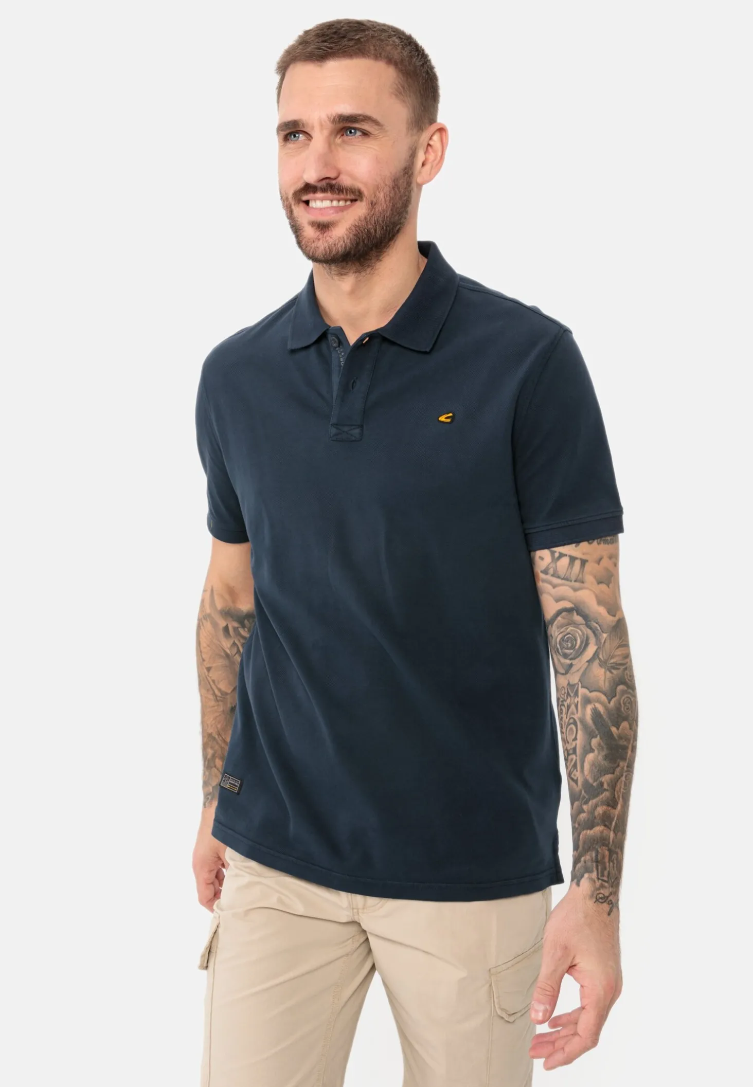 Piqué Poloshirt aus zertifiziertem Organic Cotton