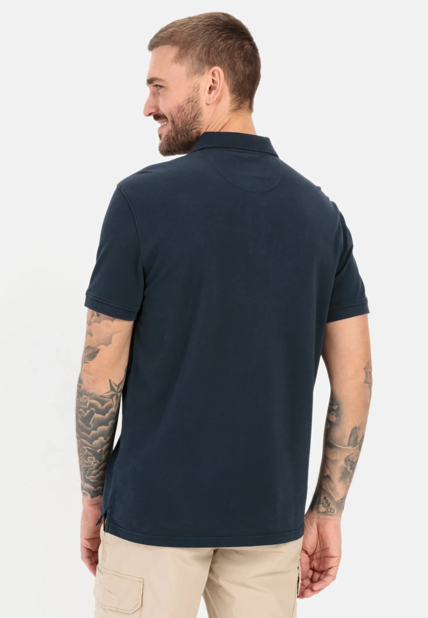 Piqué Poloshirt aus zertifiziertem Organic Cotton
