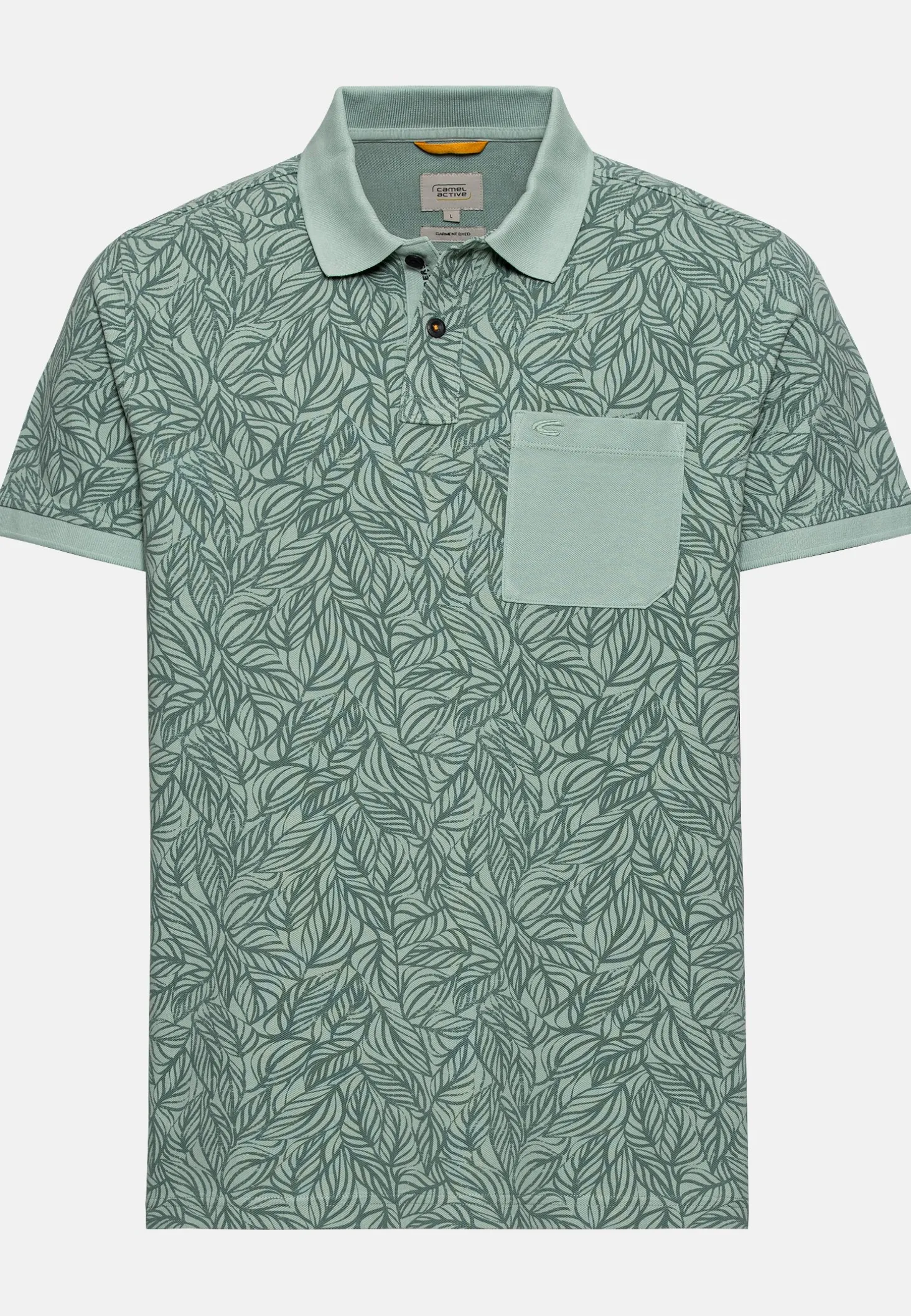 Piqué Poloshirt mit floralem Allover-Print