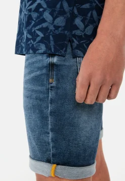 Pique Poloshirt mit floralem Print