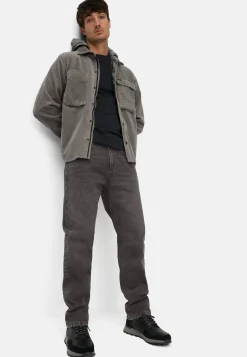 5-Pocket Loose Fit Jeans aus reiner Baumwolle