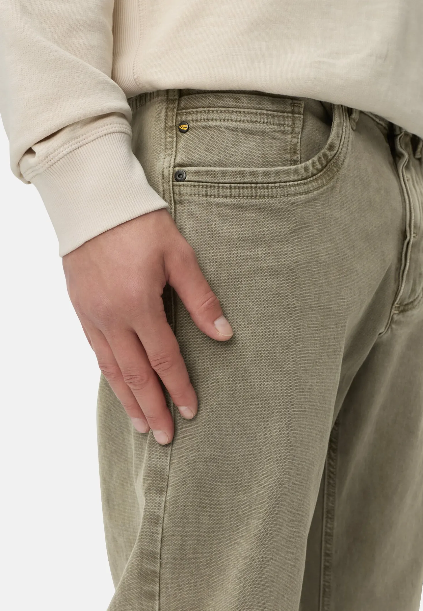 5-Pocket Relaxed Fit Hose aus Baumwoll-Mix
