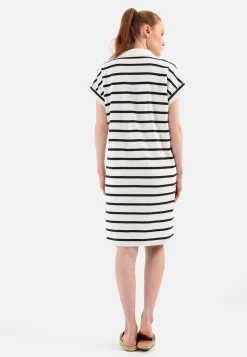 Polo Kleid aus Piqué Baumwolle