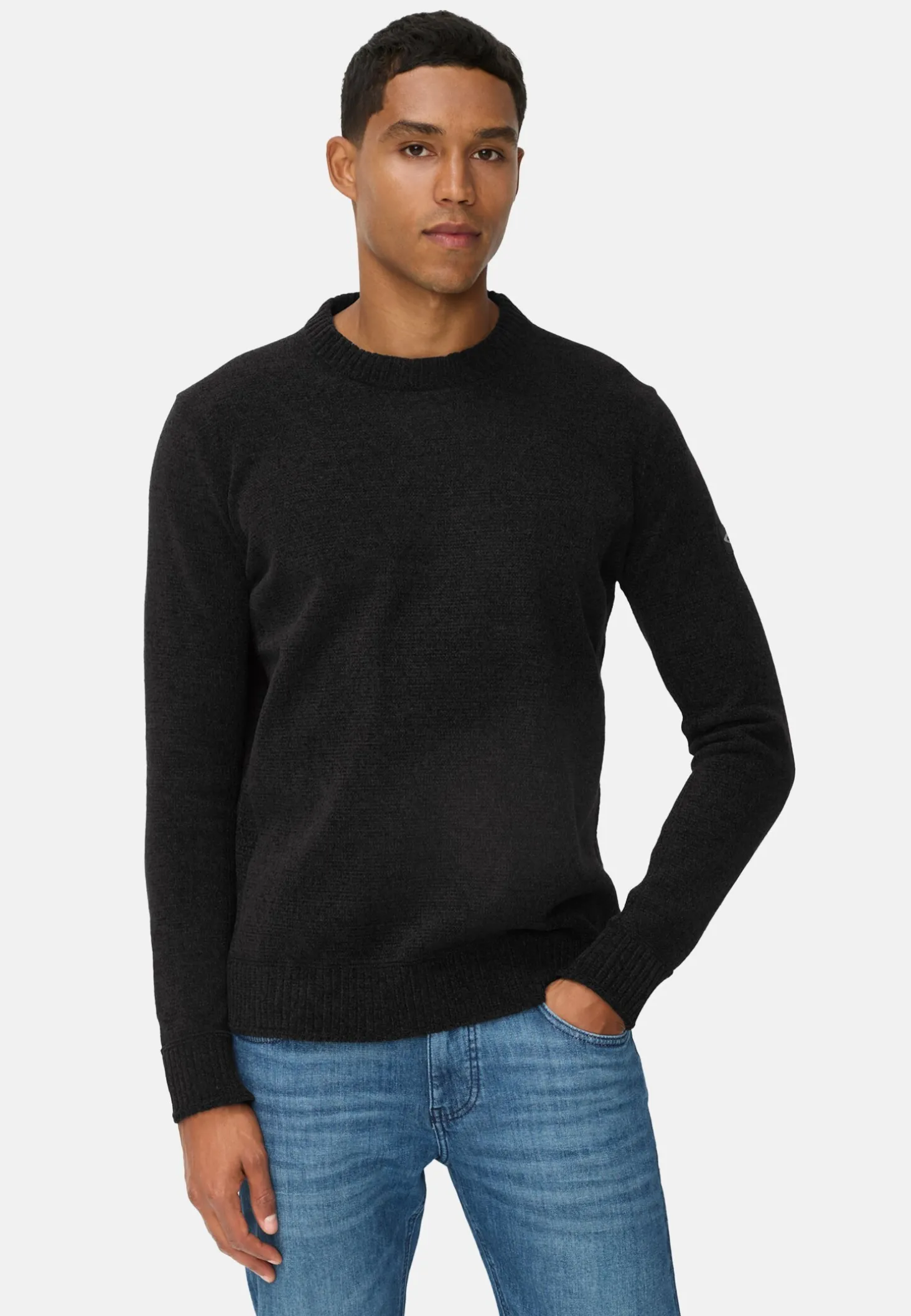 Pullover mit Rundhalskragen