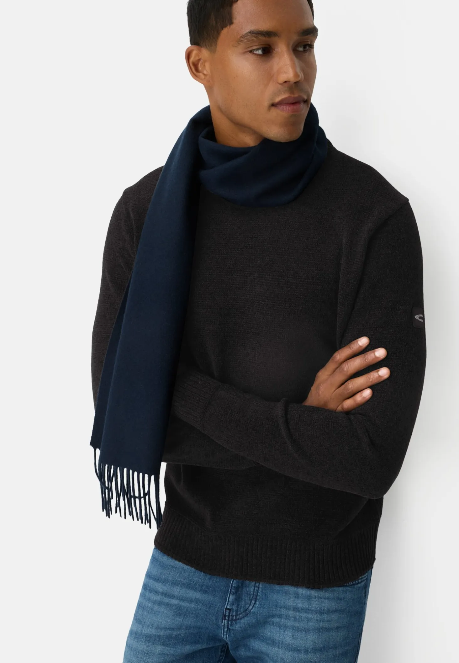 Pullover mit Rundhalskragen