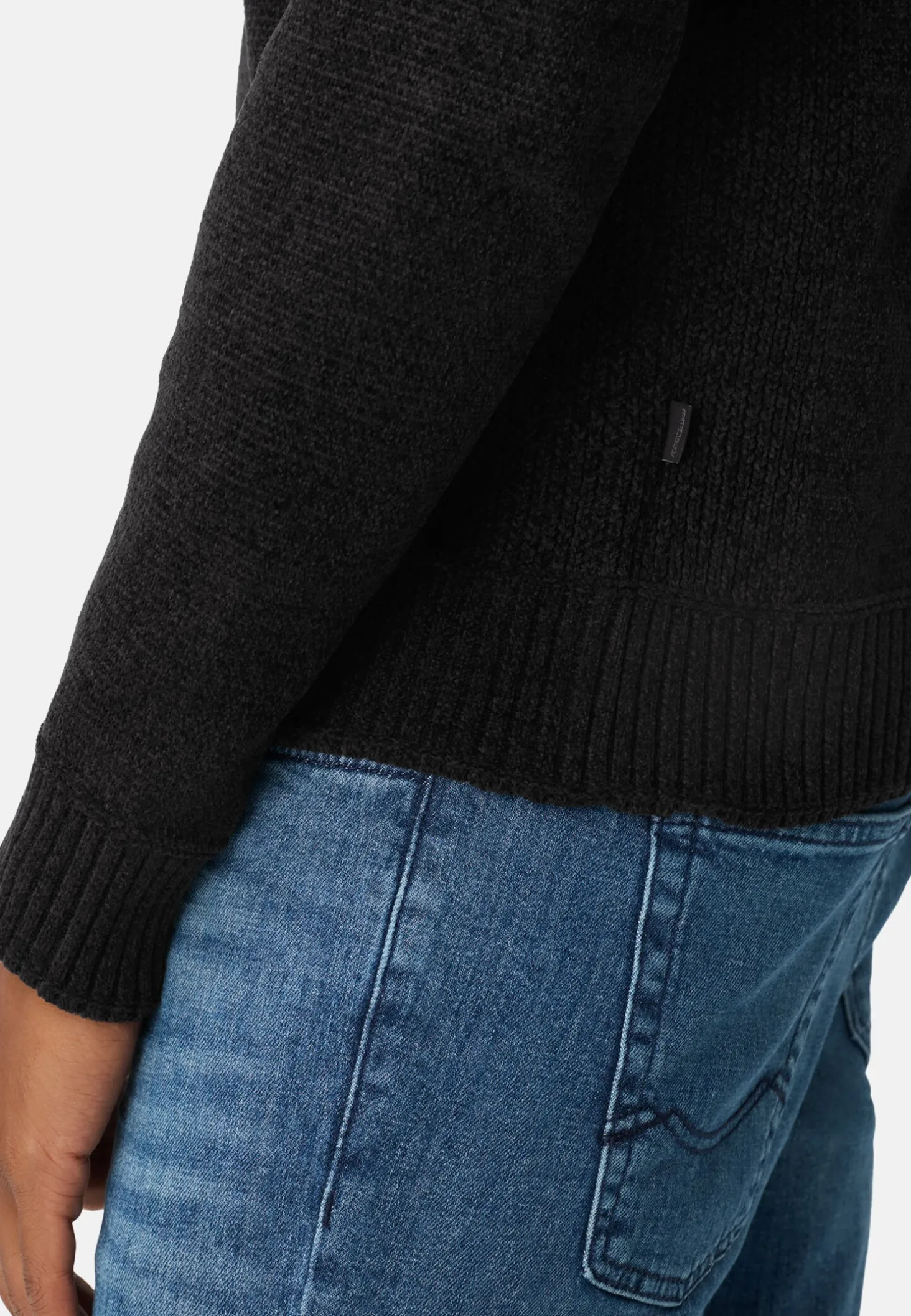Pullover mit Rundhalskragen