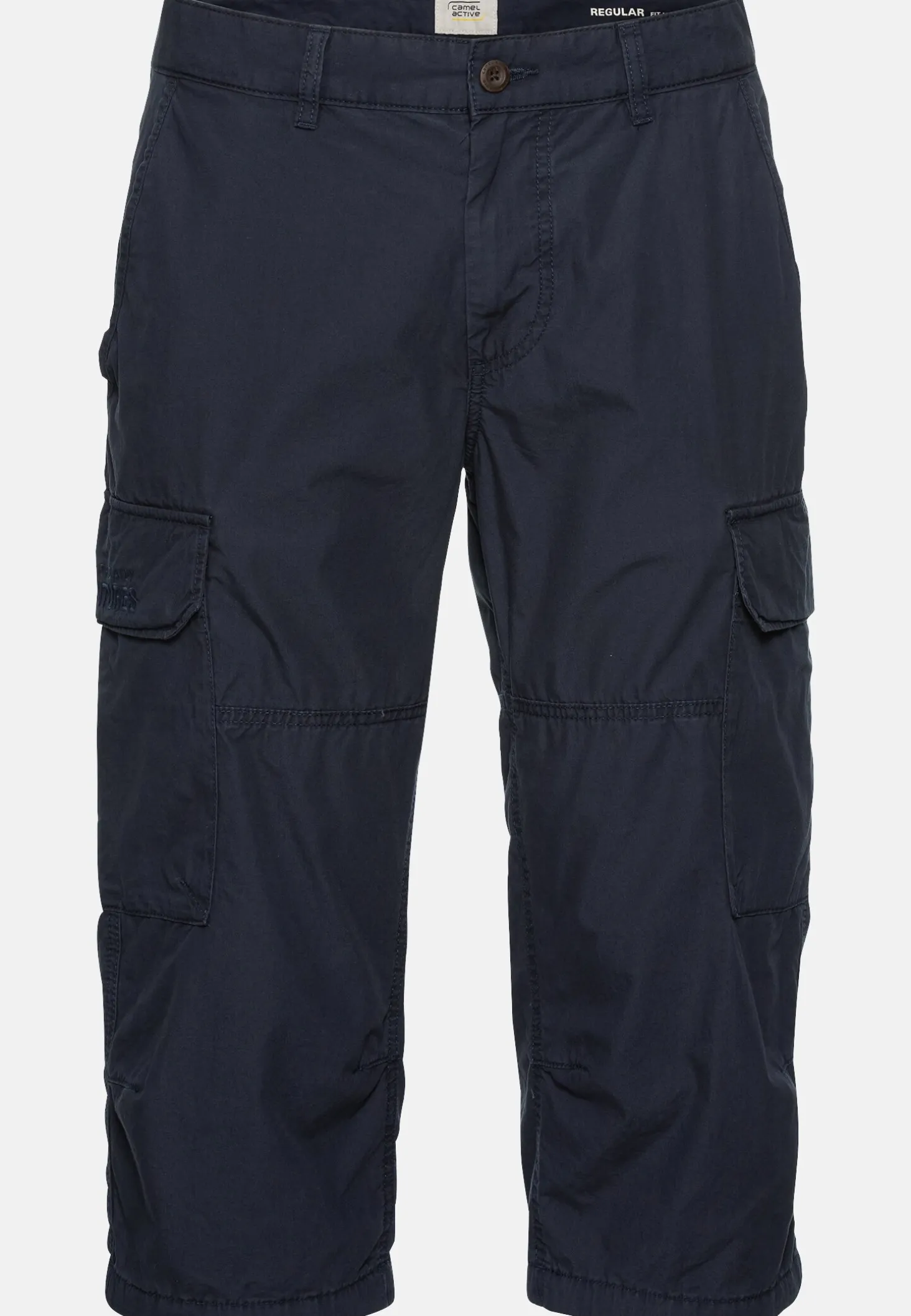 Regular Fit 3/4 Cargo Shorts