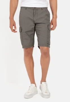 Regular Fit Cargo Shorts mit Minimal Print
