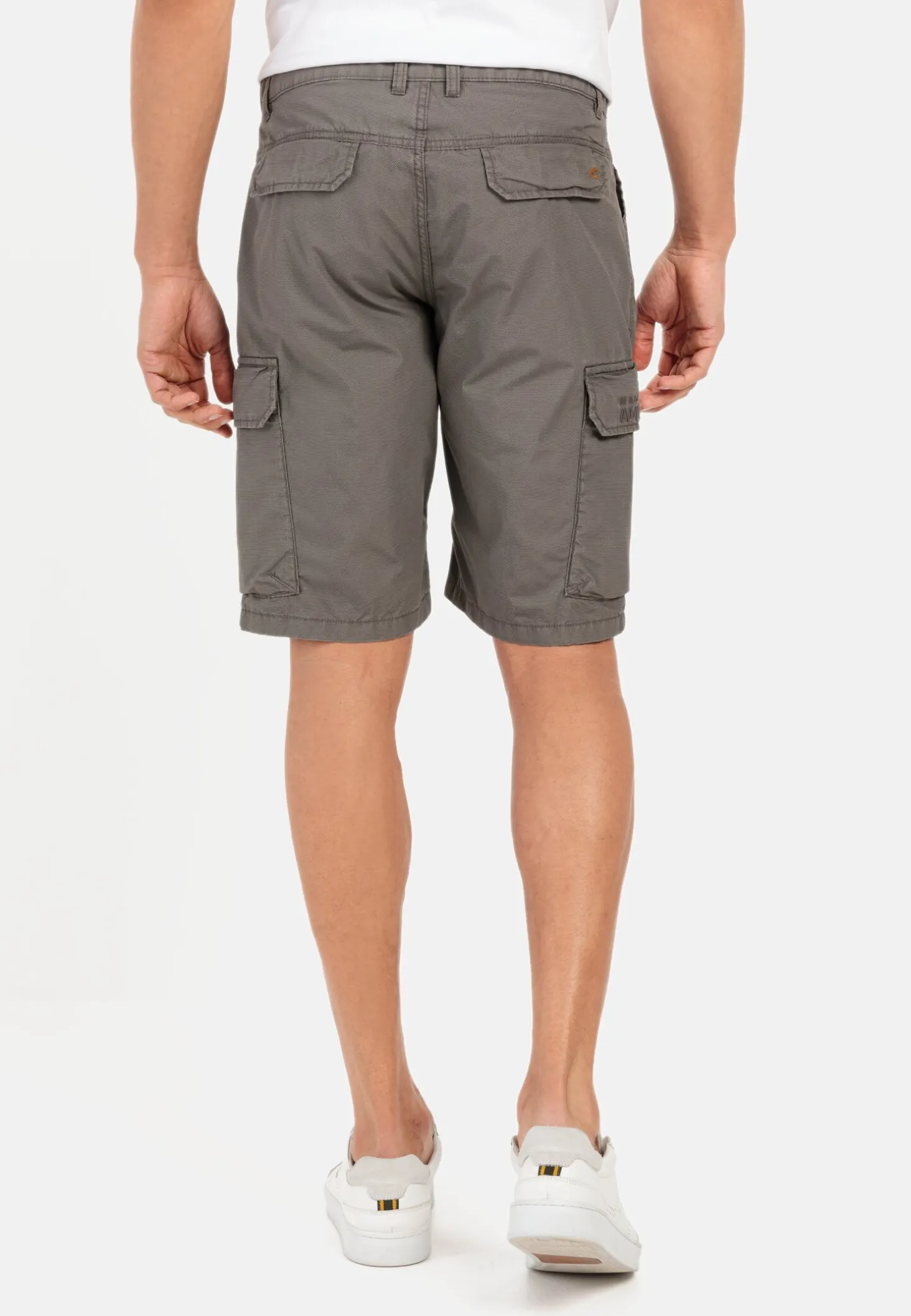 Regular Fit Cargo Shorts mit Minimal Print