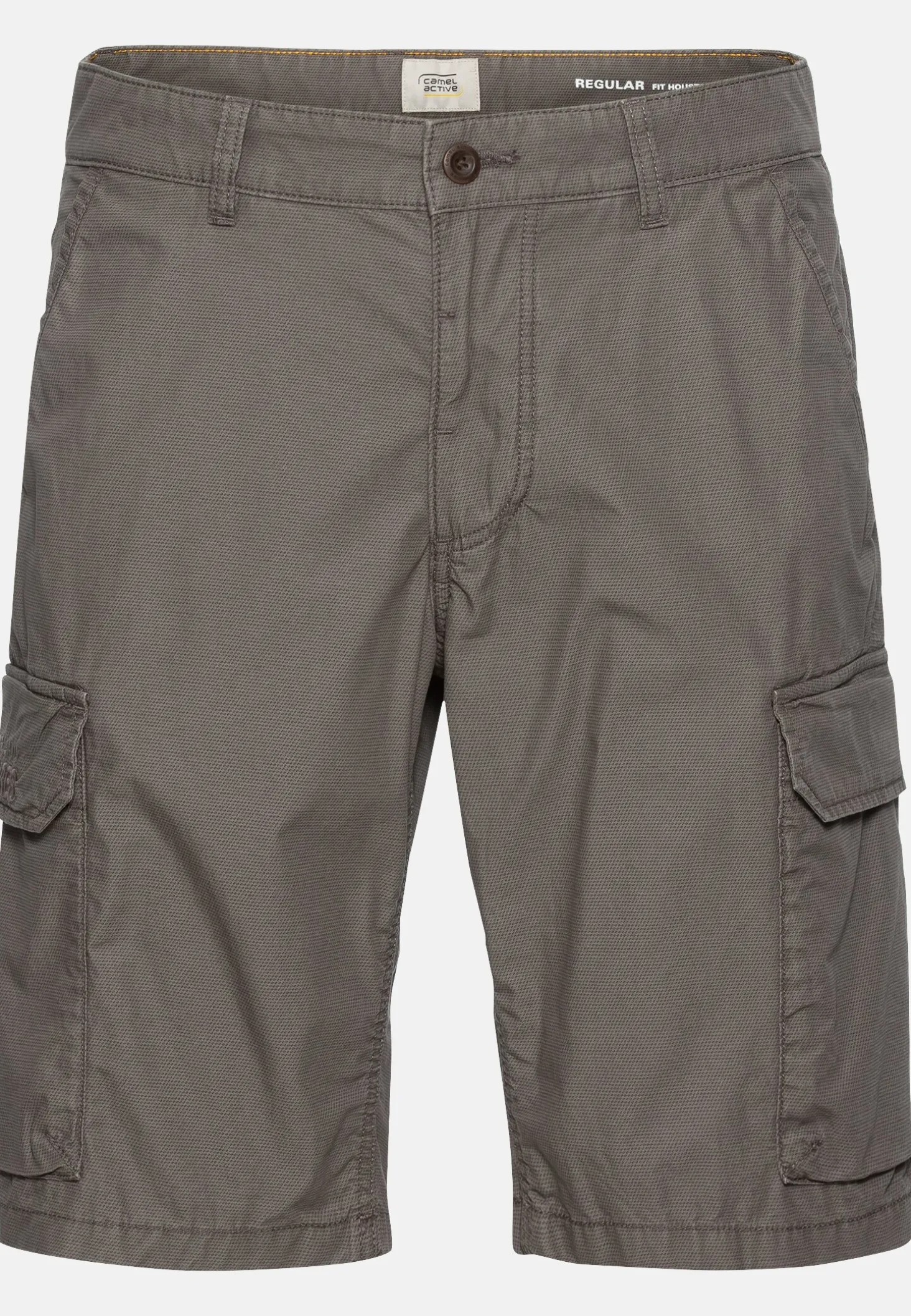 Regular Fit Cargo Shorts mit Minimal Print