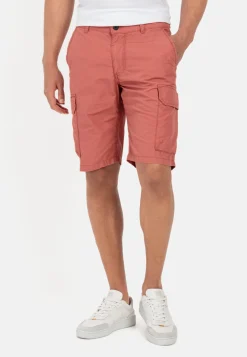 Regular Fit Cargo Shorts mit Minimal Print