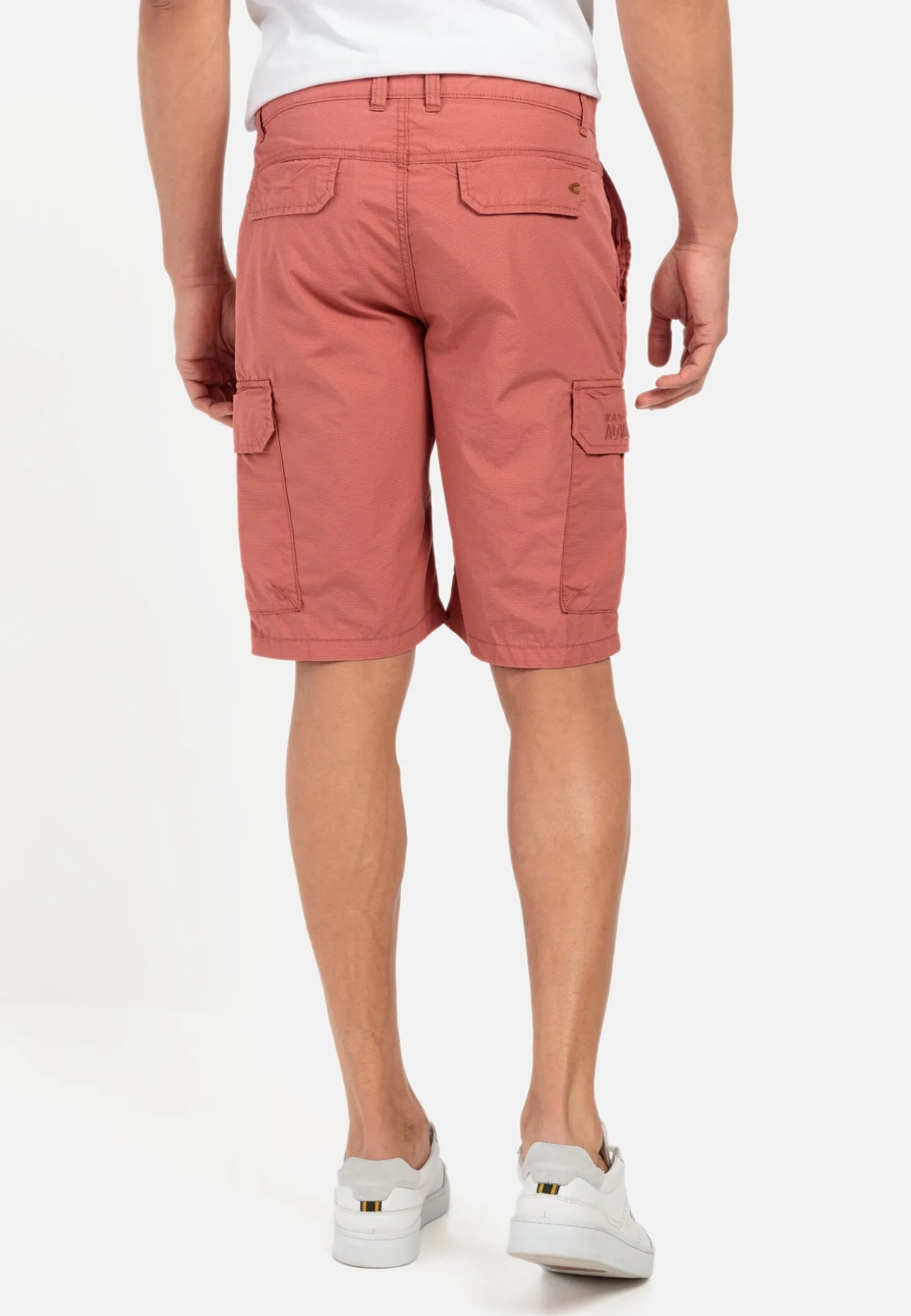 Regular Fit Cargo Shorts mit Minimal Print