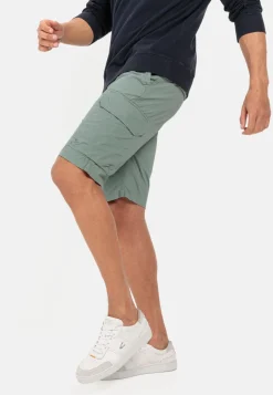 Regular Fit Cargo Shorts mit Minimal Print