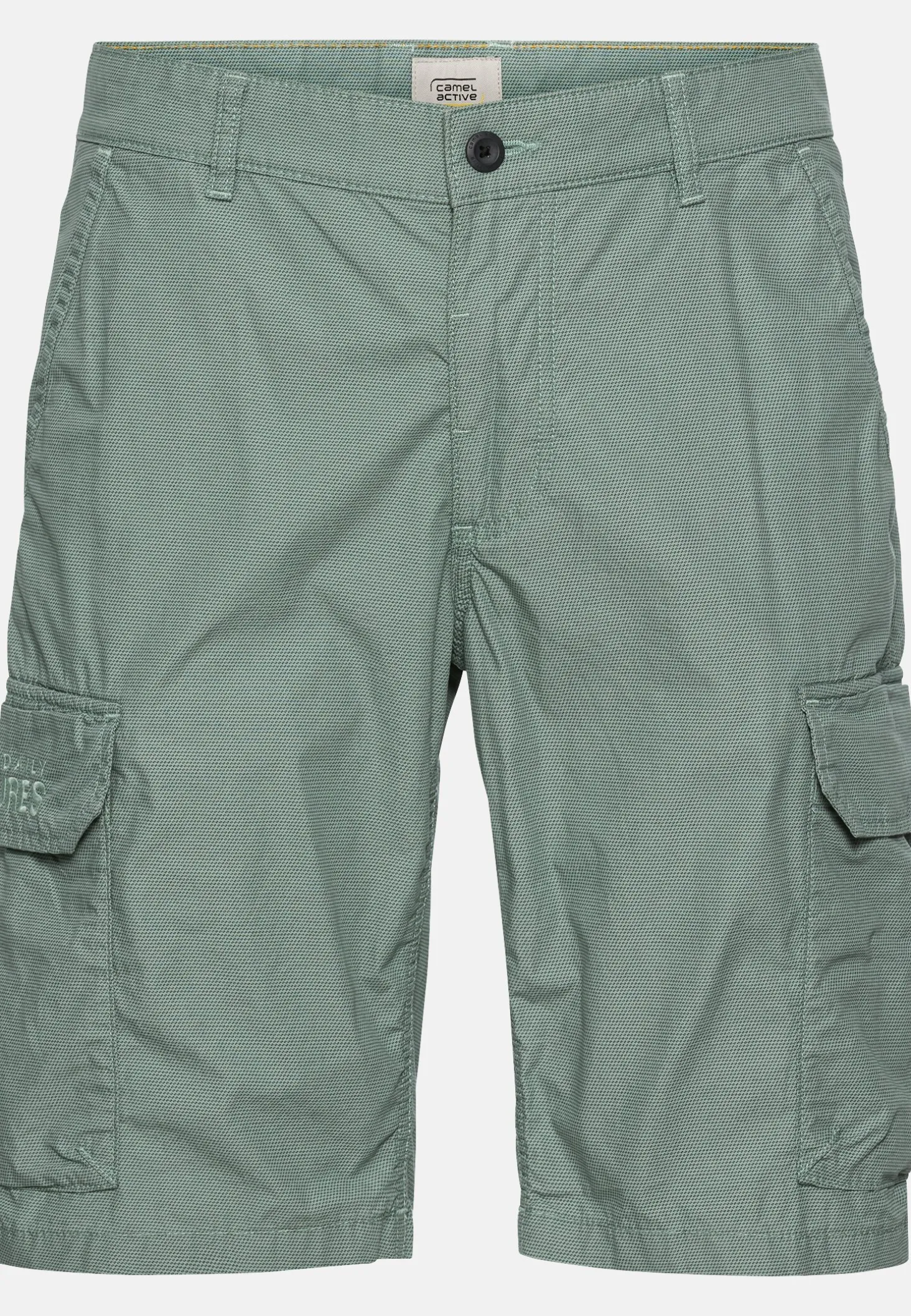 Regular Fit Cargo Shorts mit Minimal Print