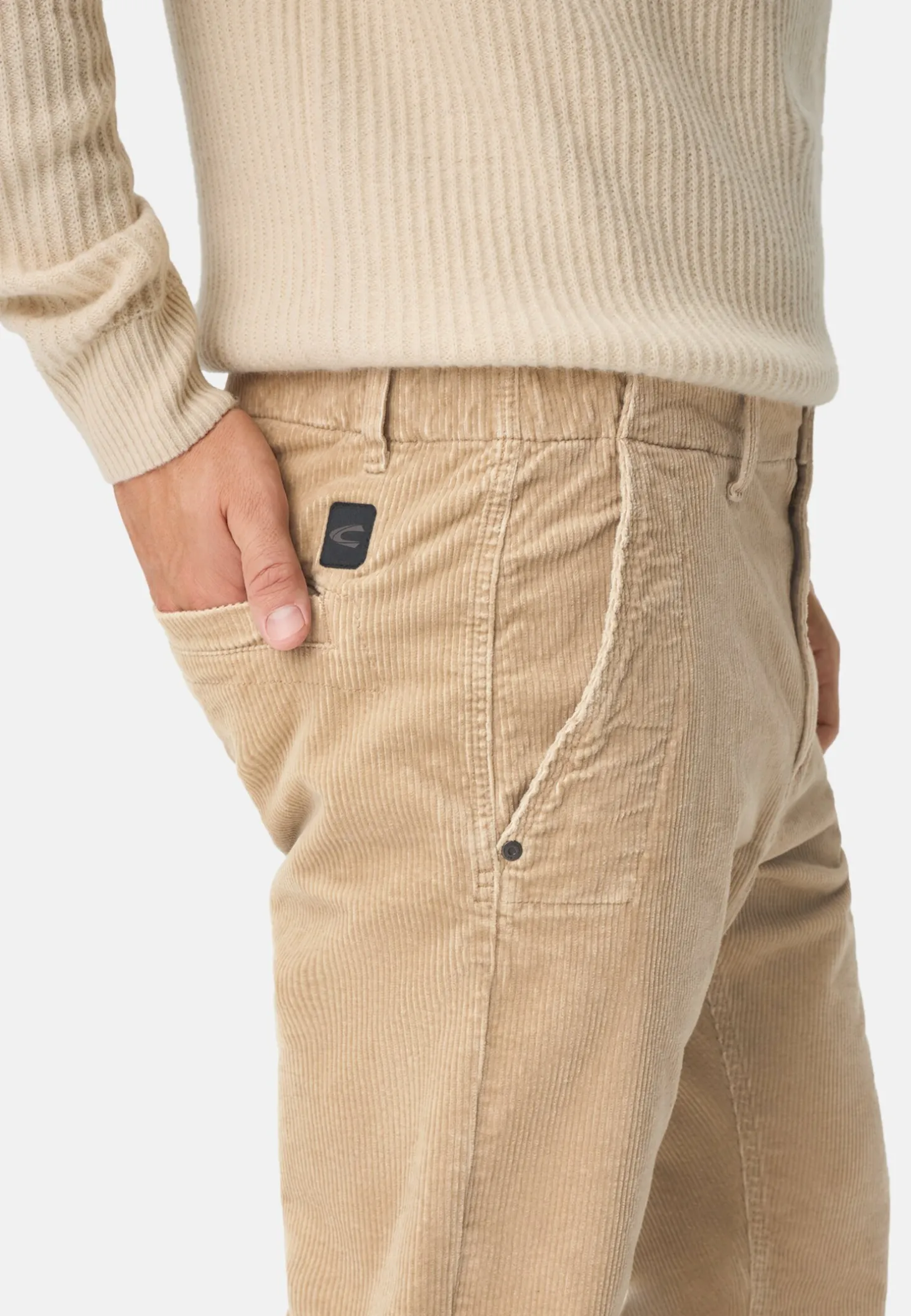 Regular Fit Chino Hose aus Cord