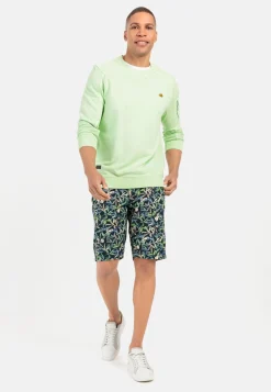 Regular Fit Chino Short mit Allover-Print