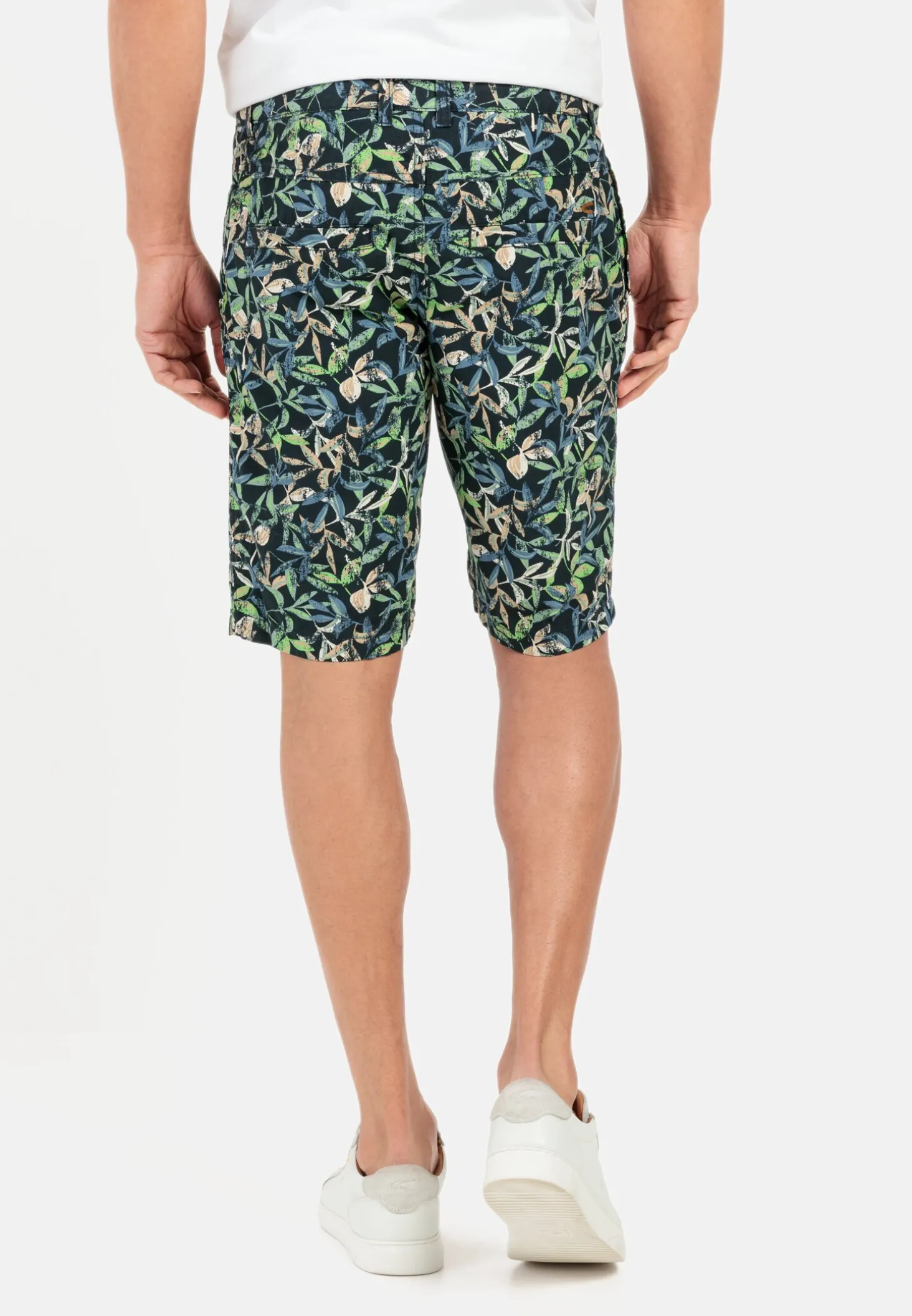 Regular Fit Chino Short mit Allover-Print
