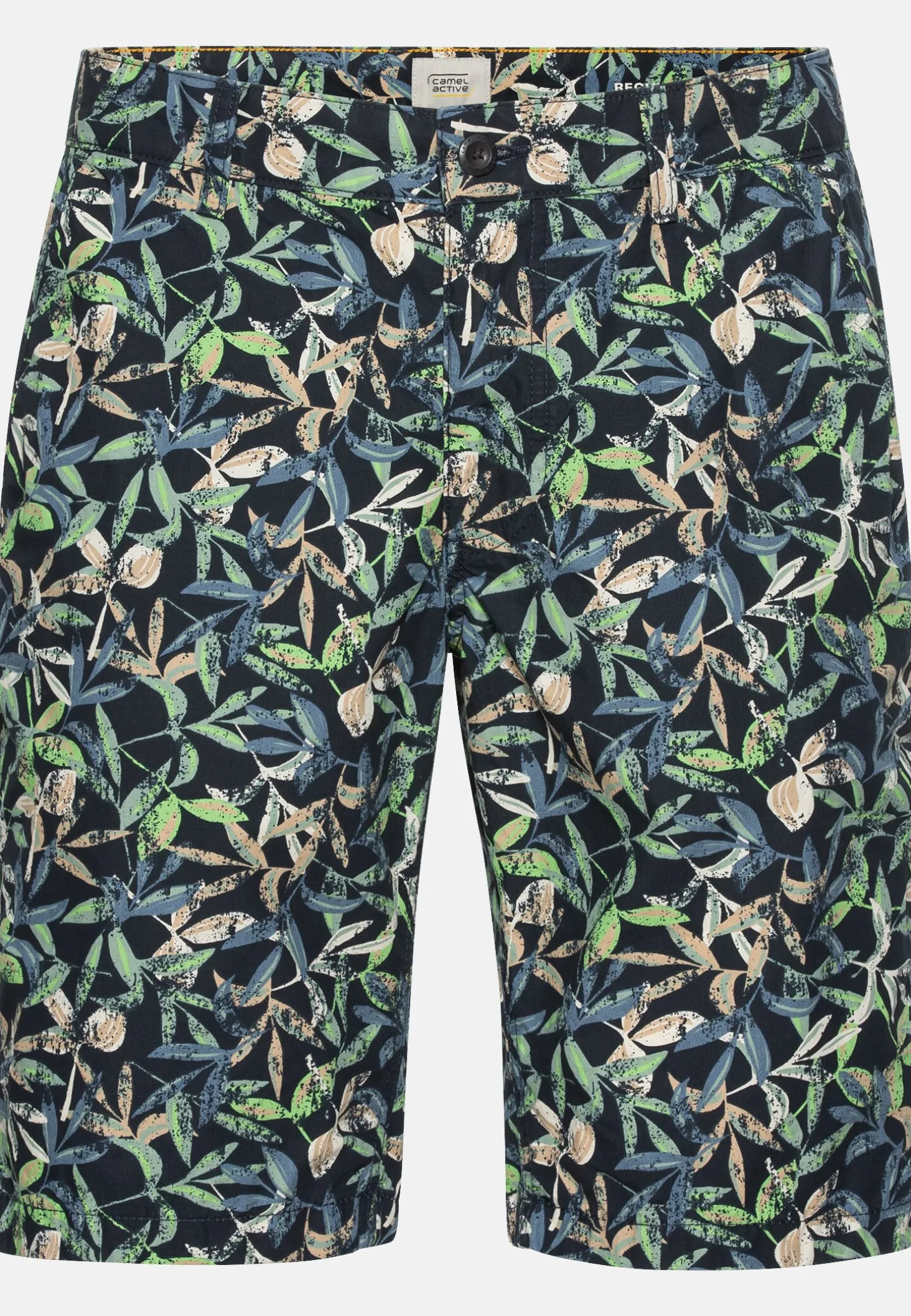Regular Fit Chino Short mit Allover-Print