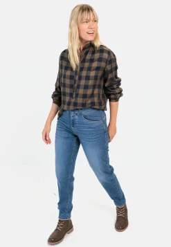 Regular Fit Karobluse aus Viskose