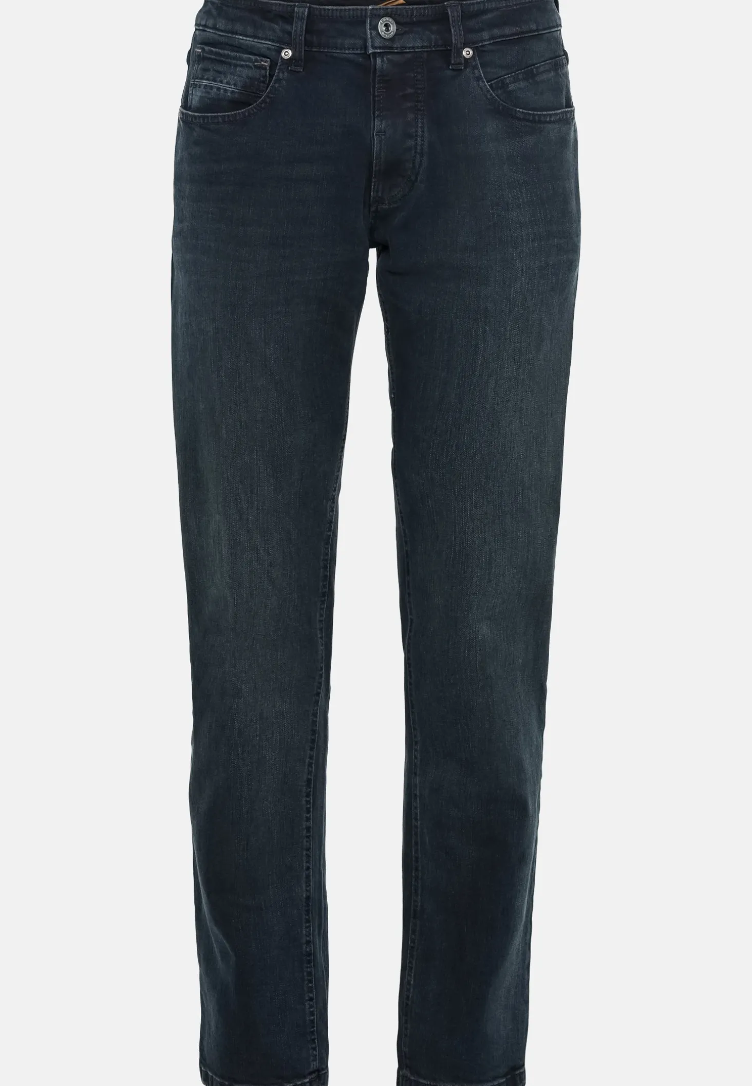 Relaxed Fit 5-Pocket Jeans mit leichten Used-Effekten