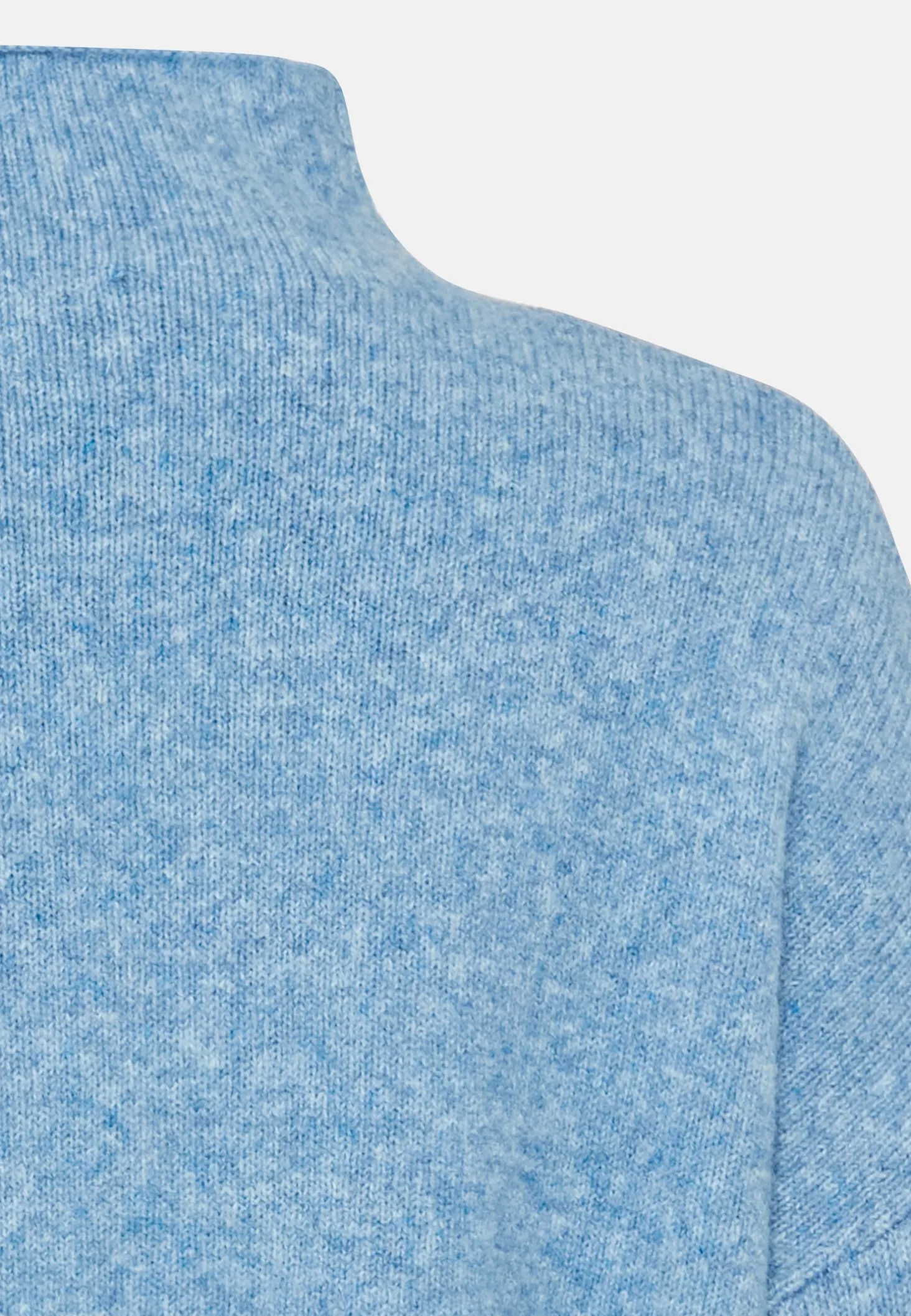 Rollkragenpullover aus einem Wollmix