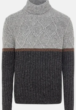 Rollkragenpullover mit nachhaltiger Merinowolle