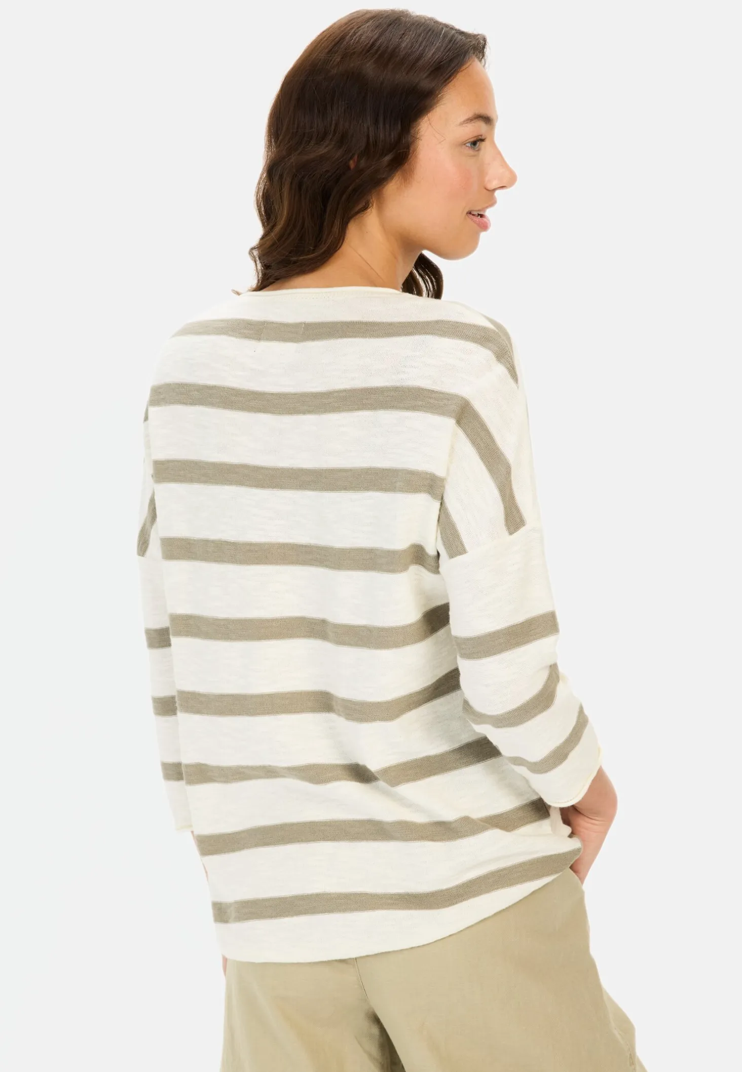 Rundhals Pullover aus Baumwolle