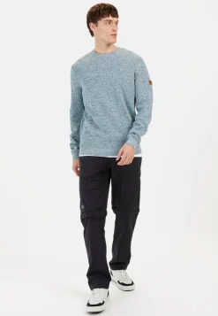 Rundhals Pullover aus Baumwolle